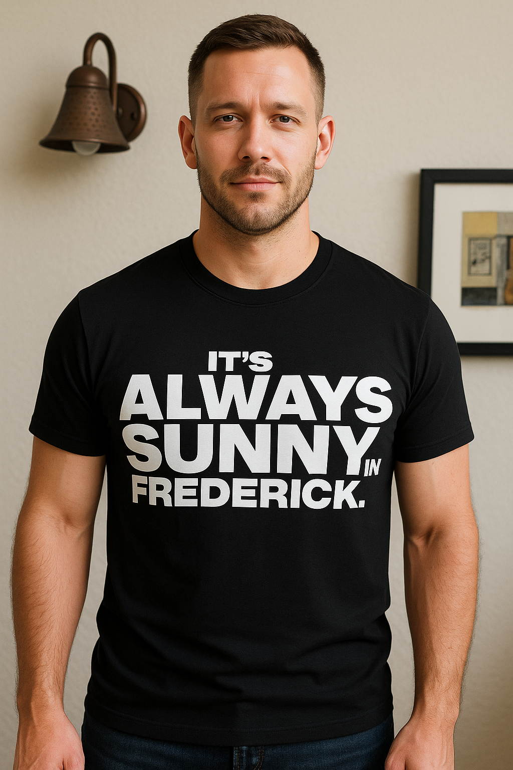 "It's Always Sunny in Frederick" Short sleeve T-shirt